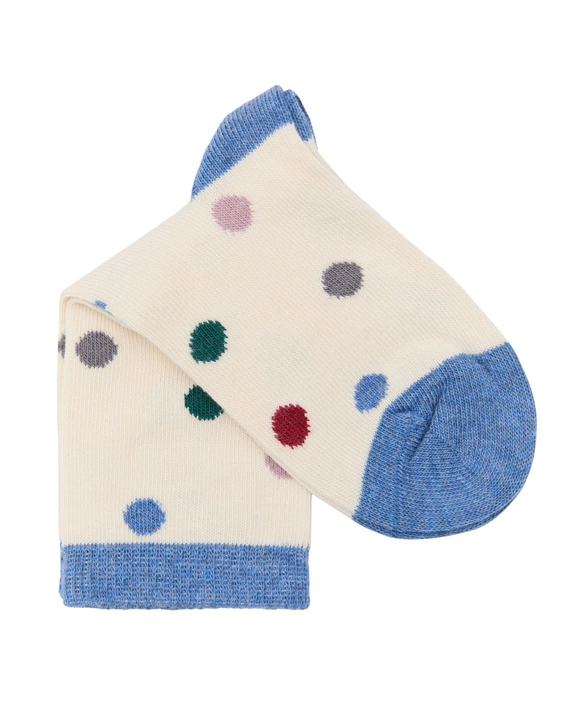 3324 | Kinder Socken - Jeans-melange/natur/berry/kirschrot (6 Paar)