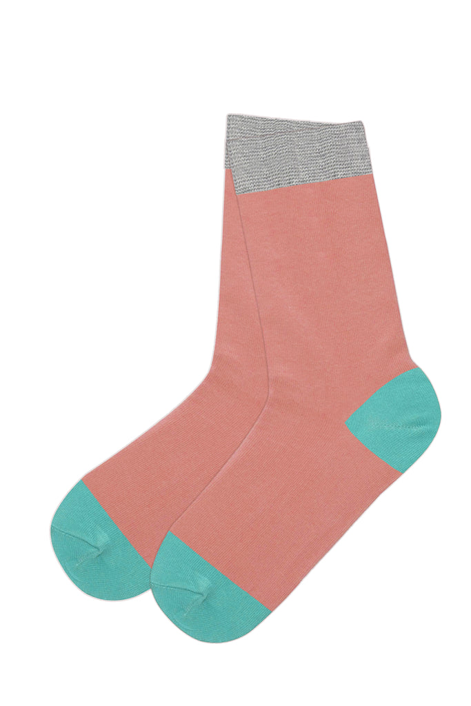 3334 | Kids' Socks – Apricot/Kiwi