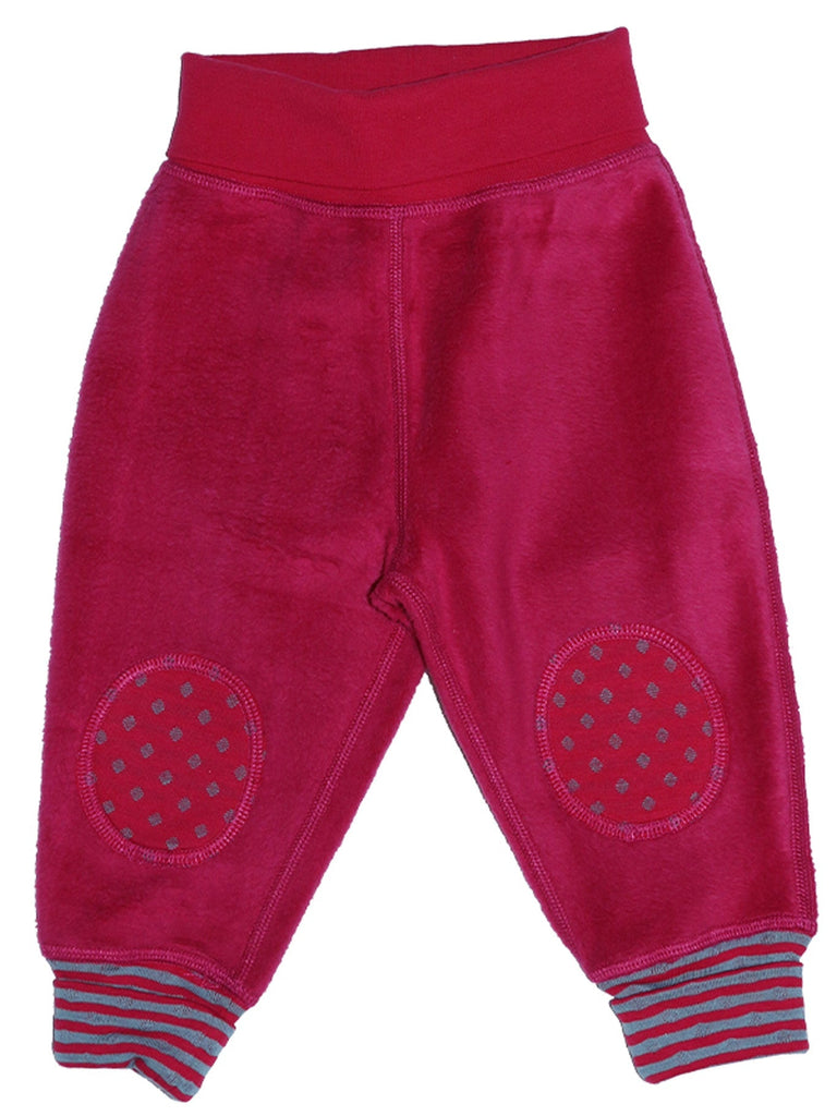 2878 | Baby Fleecehose wendbar - Persischrot