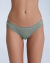 1111-109 | Damenslip mit Spitze - Eisberggrün