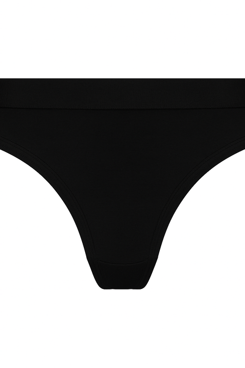 1119-021 | Brazilian Slip mit Gummibund - Schwarz