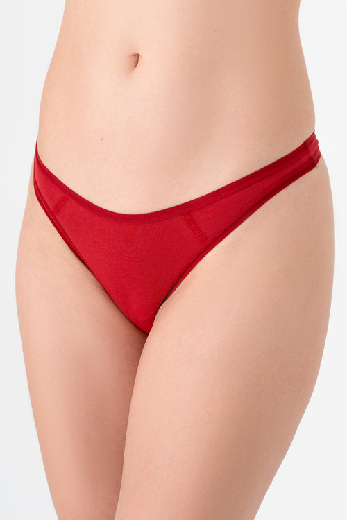 1121-02 | Damen Tangaslip - Rot