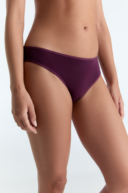 1151-028 | Damen Slip Klassisch - Aubergine