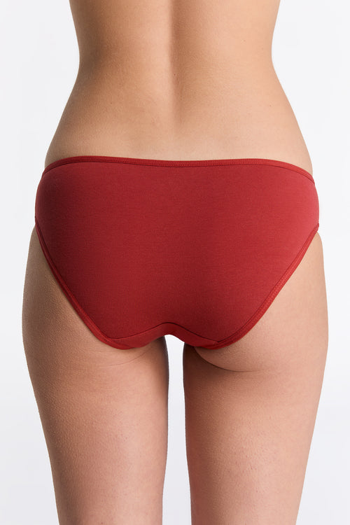 1151-119 | Damen Slip Klassisch - Rot Ocker