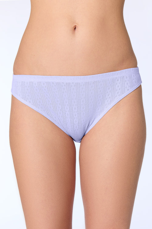 1161-148 | Damen Jacquard Slip - Lavendelblau