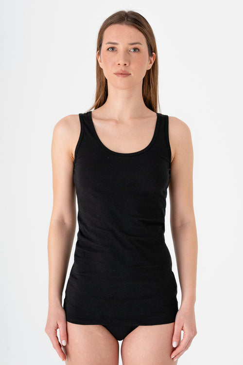 1221-01 | Damen Tanktop - Schwarz