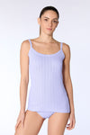 1241-148 | Women Jacquard Top - Lavender Blue