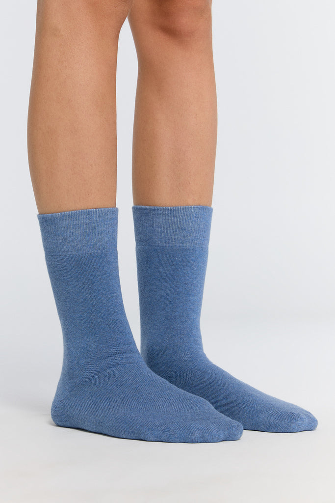 9316 | Unisex Terry Socks - Jeans-Melange (6 Pack)