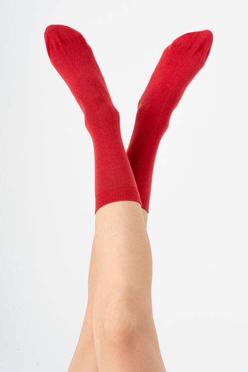 1334 | Unisex Socken - Rio Rot (6er Pack)