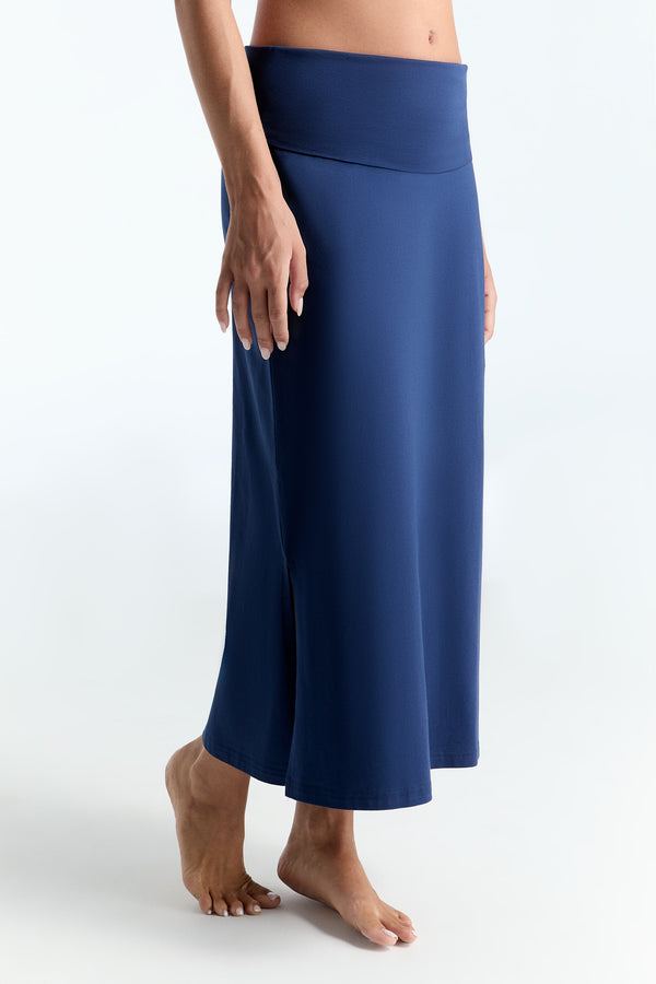 1421-060 | Women Maxi Skirt - Admiral Blue