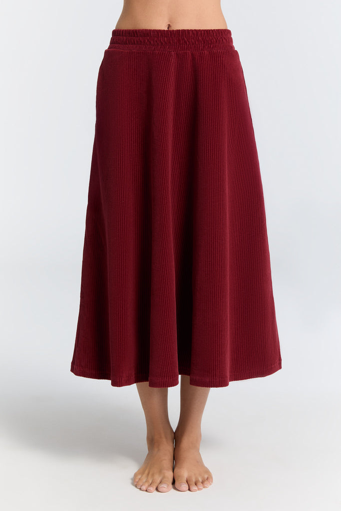 1422-030 | Damen Cord Rock - Bordeaux