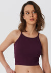 1515-028 | Ripp Crop Top - Aubergine