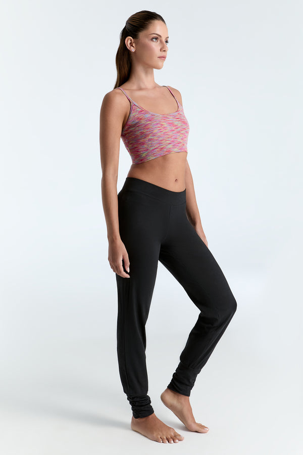 4415S | Women Yoga Pant stretch - Black