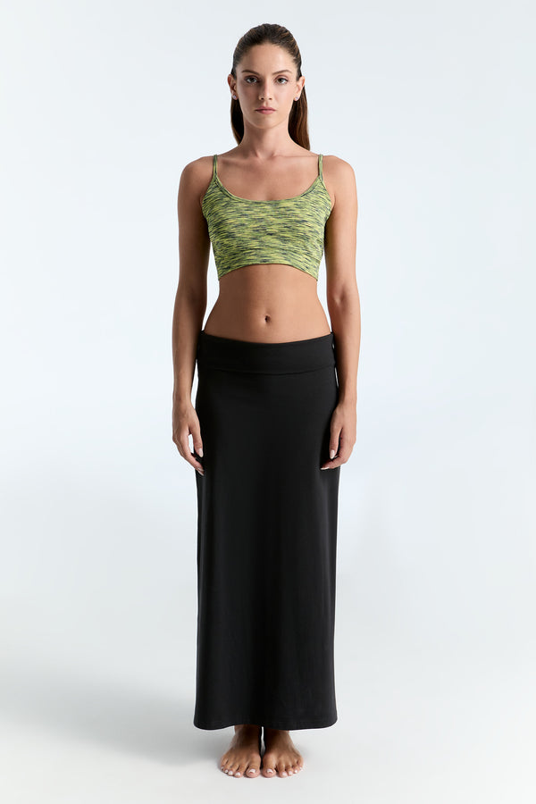 1421-021 | Women Maxi Skirt - Black