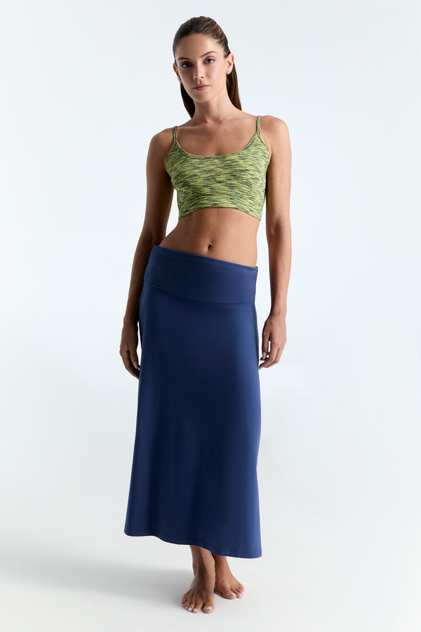 1421-060 | Women Maxi Skirt - Admiral Blue