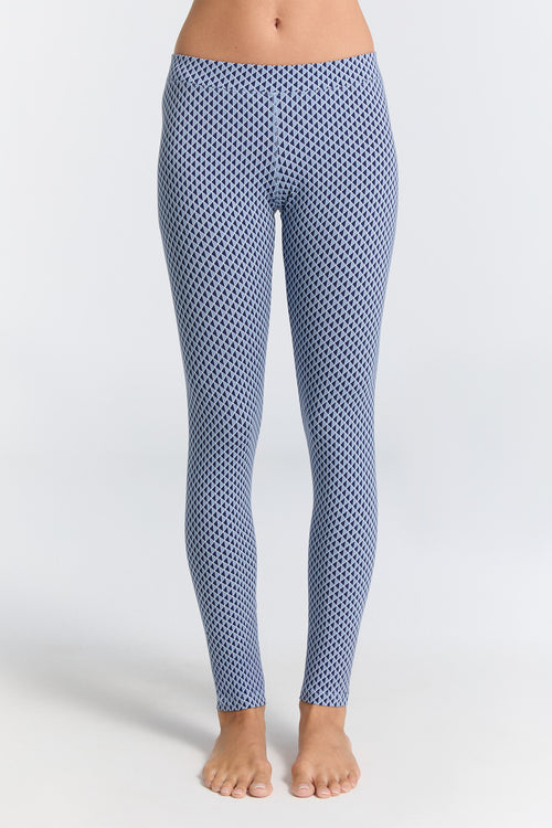 1611-131 | Damen Leggings Baumwolljersey- Geowelle