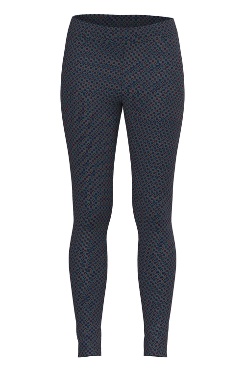 1611-133 | Damen Leggings Baumwolljersey - Floralgeo