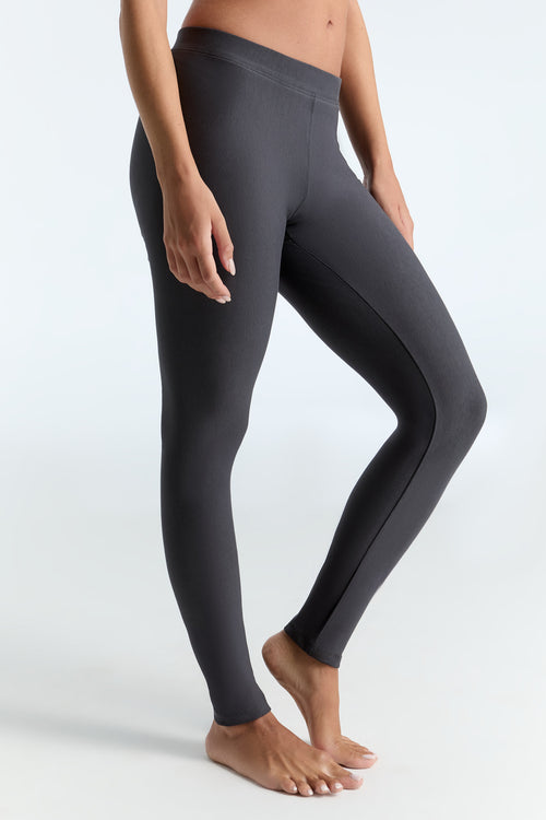 1616-102| Damen Warm Leggings - Anthrazit