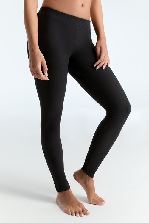 1616-021 | Women Warm Leggings - Black