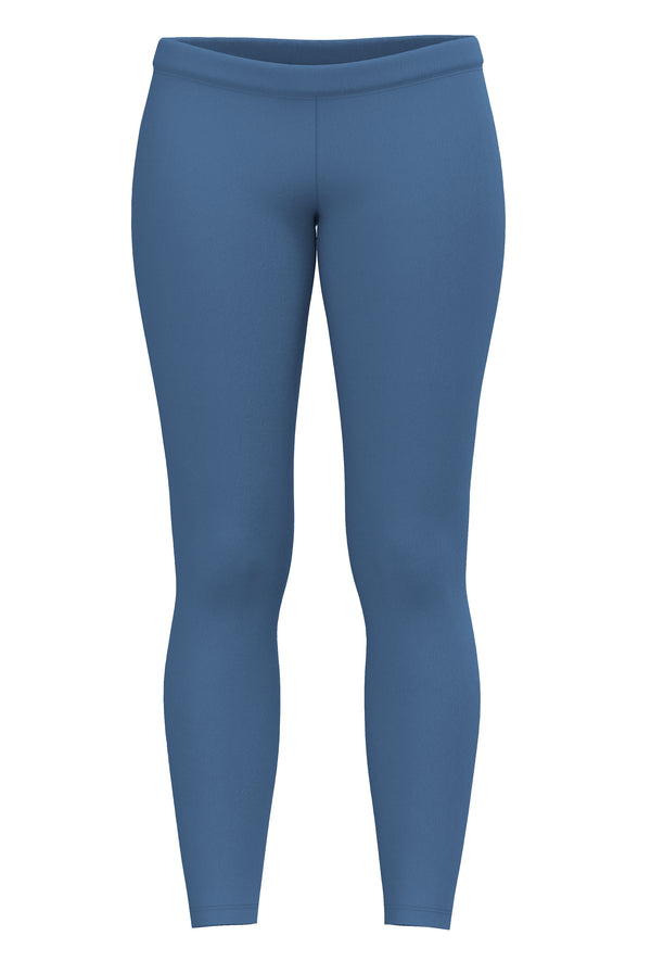 1616-054 | Women Warm Leggings - Gentian blue