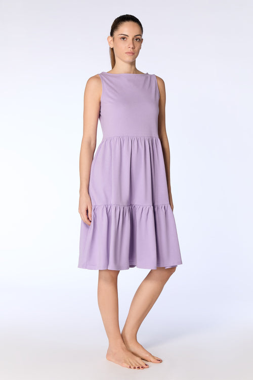 1733-134 | Ruffled Dress – Viola