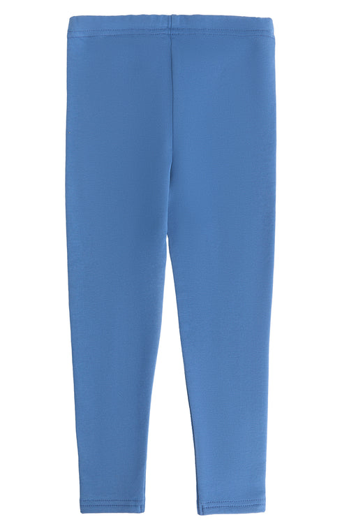 2053 EB |  Kids Fleece Leggings - Gentian Blue