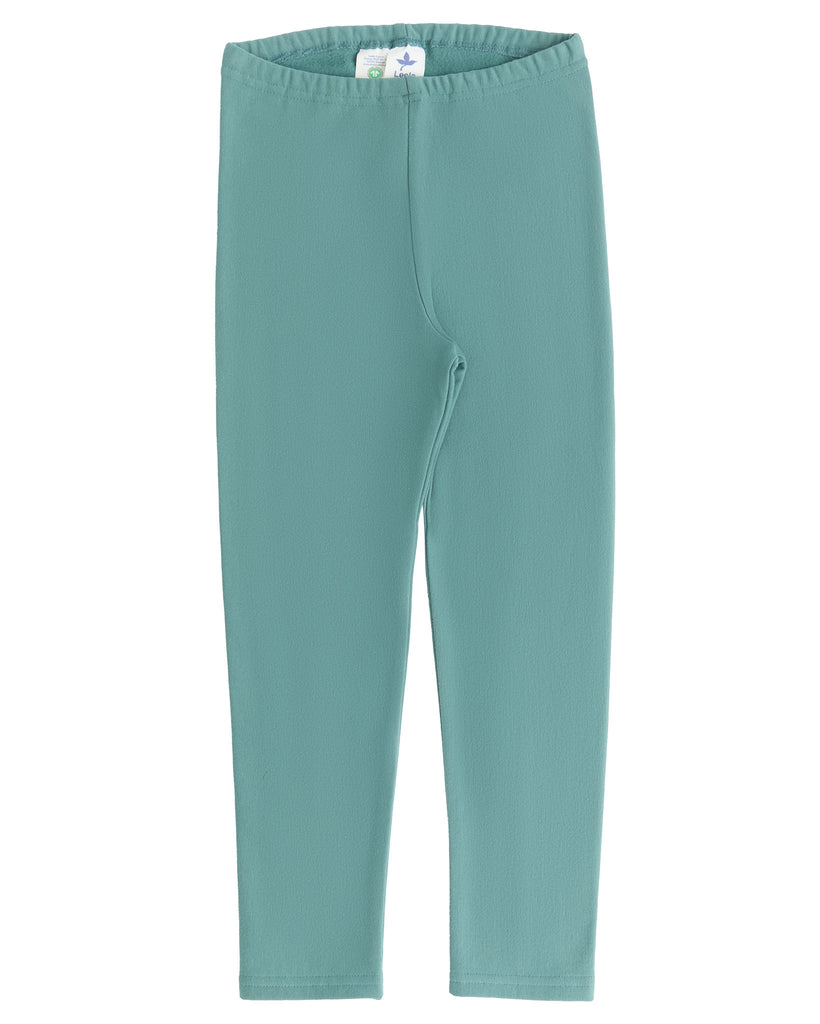 2053 GL| Kids Fleece Leggings - Grünblau