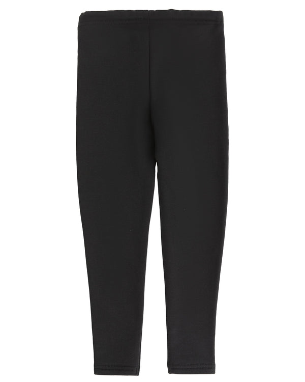 2053 SW | Kinder Fleece Leggings - Black