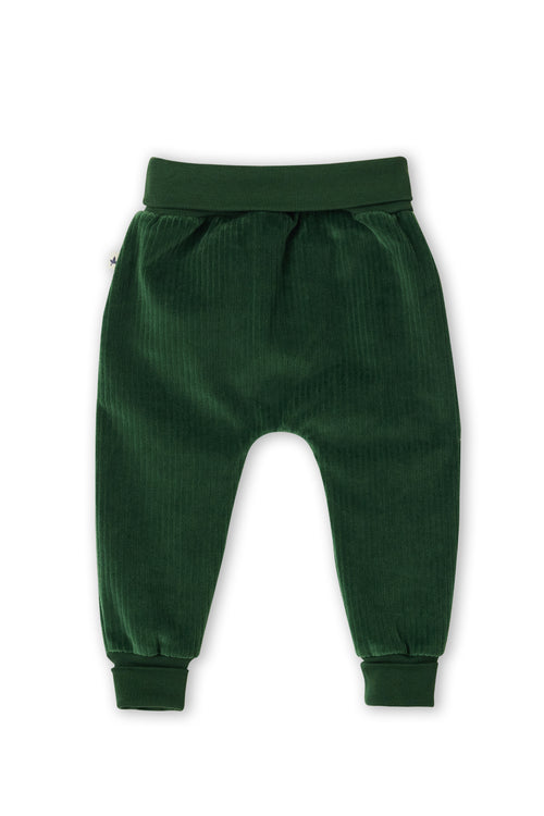 2072 TL | Baby Cords with extra long waistband - Pine Needles