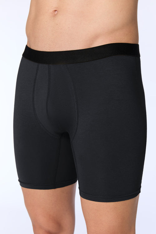 2123-021 | Herren Long Trunkshorts - Schwarz