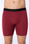 2123-030 | Men’s Long Trunk Shorts - Burgundy