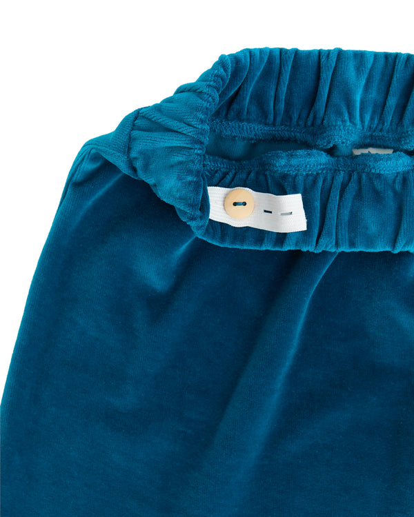 2304 OB |  Kids Velour Skirt - Ocean Blue