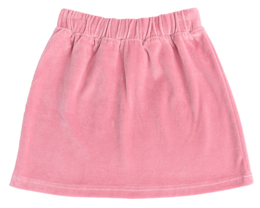 2304 VR |  Kids Velvet Skirt - Rosy