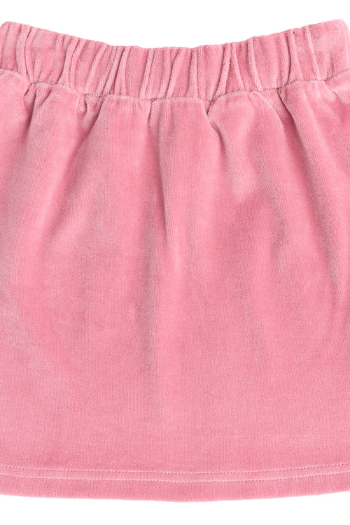 2304 VR |  Kids Velvet Skirt - Rosy