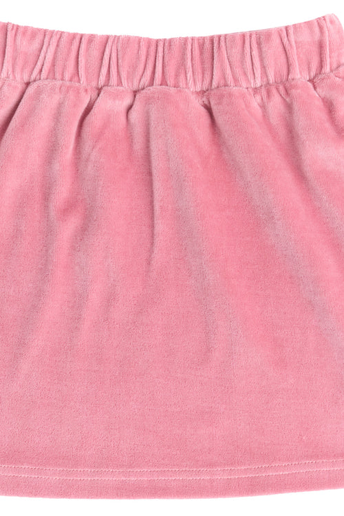 2304 VR |  Kids Velvet Skirt - Rosy