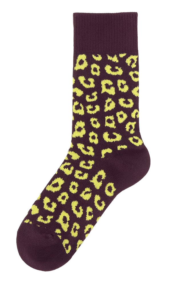 2368 - Unisex Leo Strümpfe - Magenta/Lemonade (6er Pack)