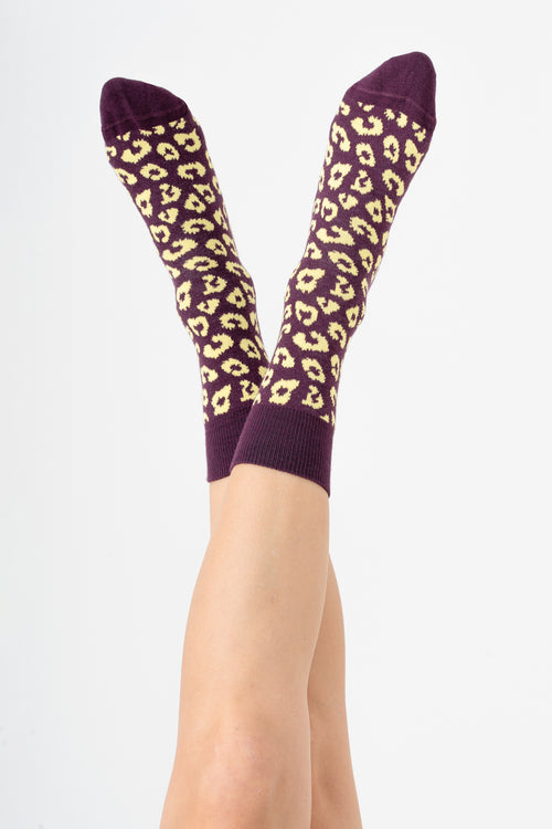 2368 - Unisex Leo Strümpfe - Magenta/Lemonade (6er Pack)