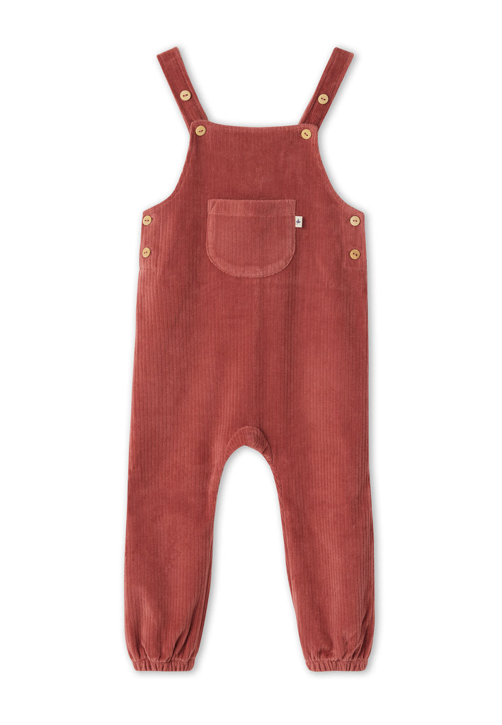 2444 WR | Baby Corduroy Dungarees - Withered Rose