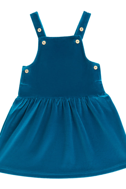 2625 OB | Kinder Ärmelloses Nickykleid - Ozeanblau