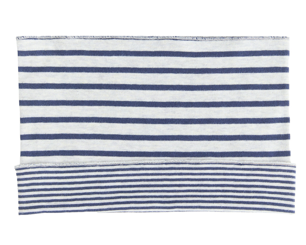 2658 MA | Kids Reversible Scarf - Navy Blue/Beige