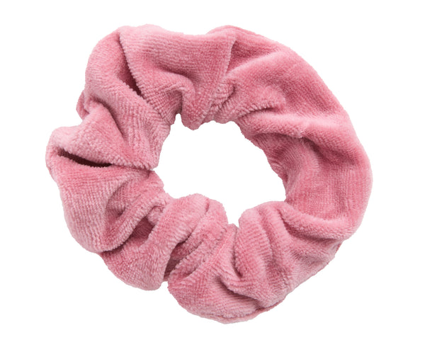 2897 VR |   Velour Scrunchies - Rosy