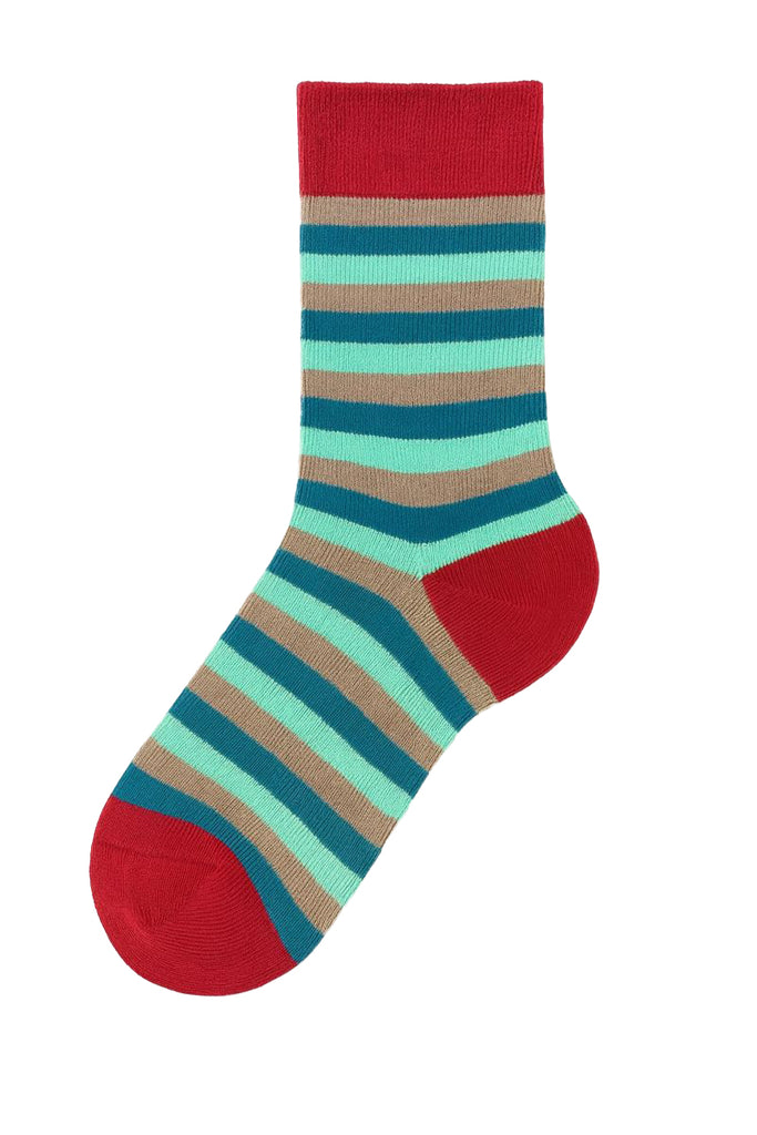 3313 | Kids Socks - Rio Red / Sand / Dove Blue / Kiwi
