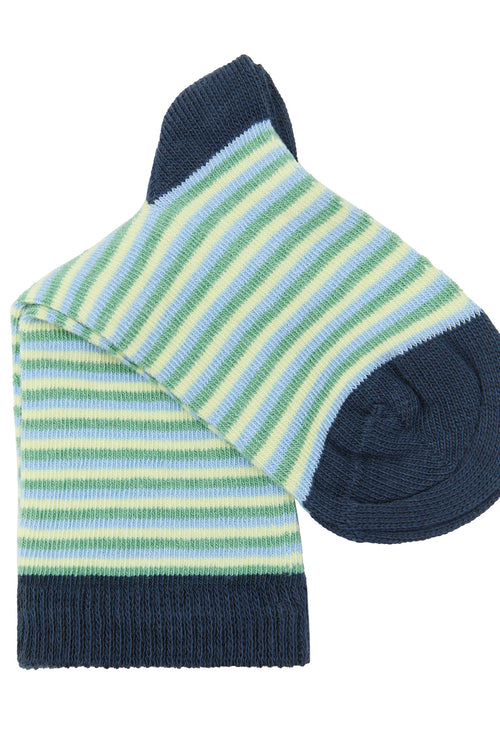 3328 | BabySocks - Dunkelblau/minzgrün/limette (6 Pack)