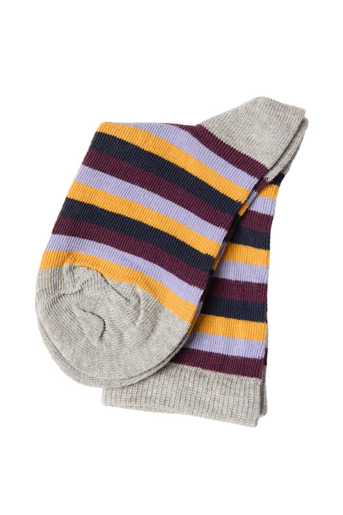 3331 | Kids' Socks – Magenta /Lavender/Ginger/Indigo

