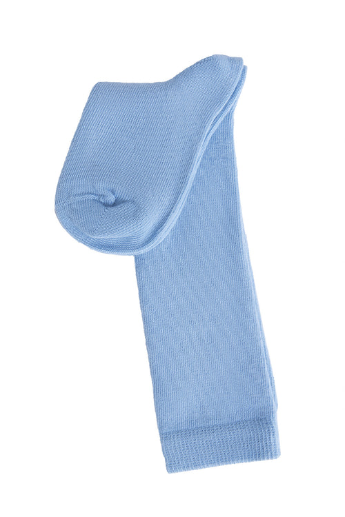 3402 | Children's knee-high socks - Light Blue (6-pack)