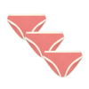 3P1111-082 | Women's Brief with Lace - Pastel pink