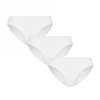 3P1151-02 | Damen Slip Klassische - Naturweiss 3er Pack Pack