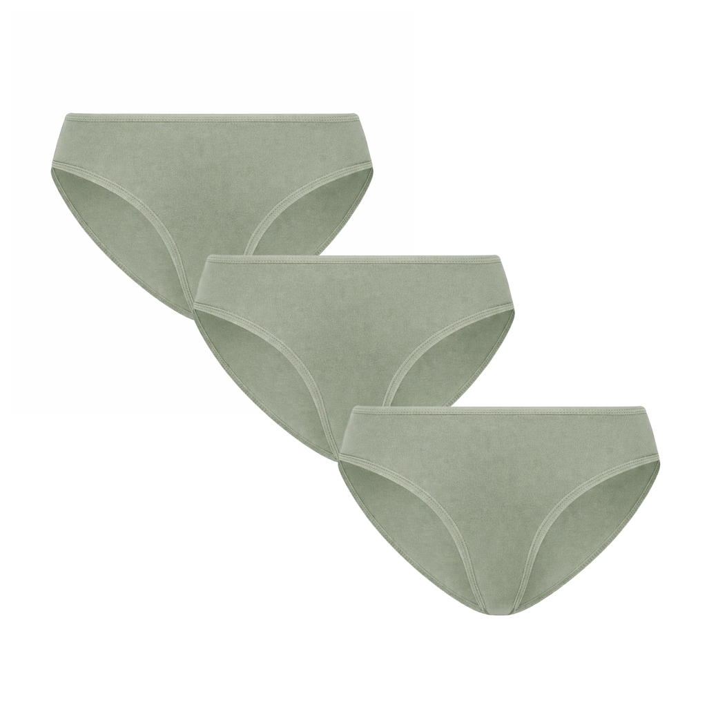 3P1151-109 | Damen Slip Klassisch - Eisberggrün 3er Pack