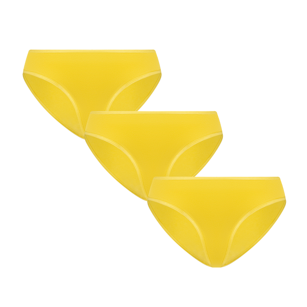 3P1151-115 | Damen Slip Klassisch - Lime 3er Pack