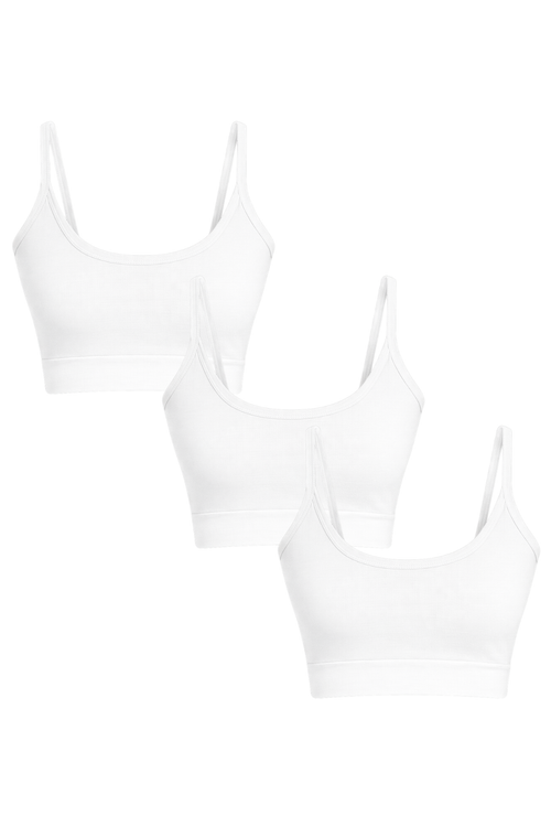 3P1511-22 | Damen Bustier - Naturweiss 3er Pack